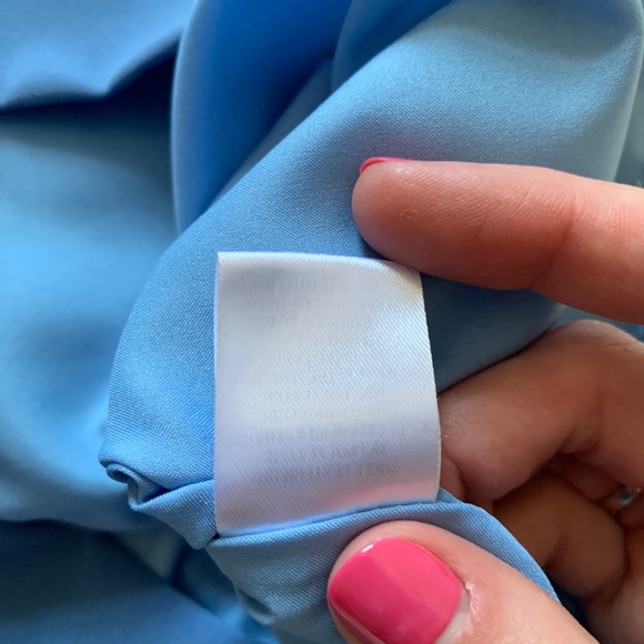 Milly Bell Sleeve Nicole Dress in Steel Blue - Picture 8 of 8